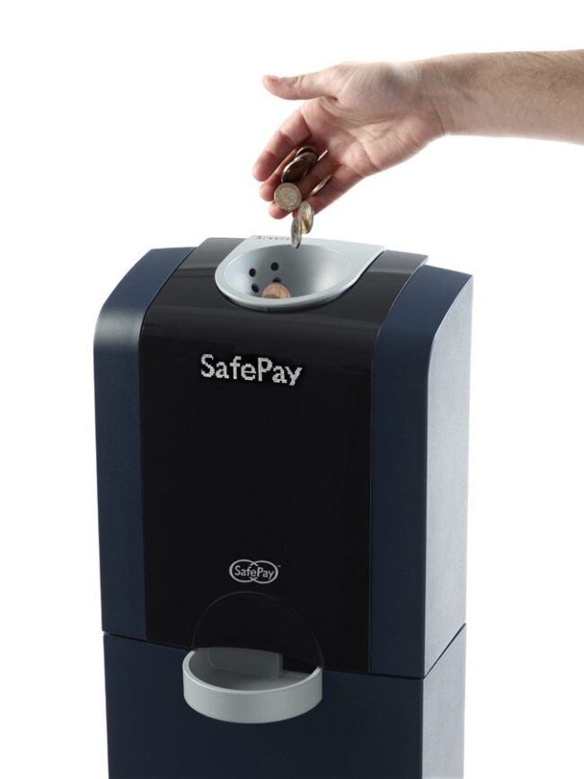 Reciclador de monedas para ciclo cerrado de efectivo Gunnebo SafePay