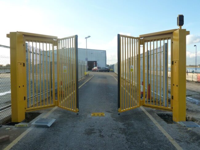 Puerta para acceso de vehículos Quick Folding Gate de Gunnebo